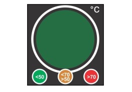 Термоиндикатор горячих поверхностей «Светофор» Hallcrest Traffic Light