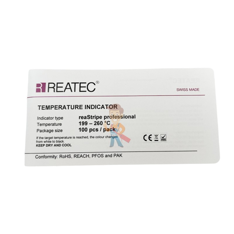Термоиндикаторные наклейки Reatec - фото 4
