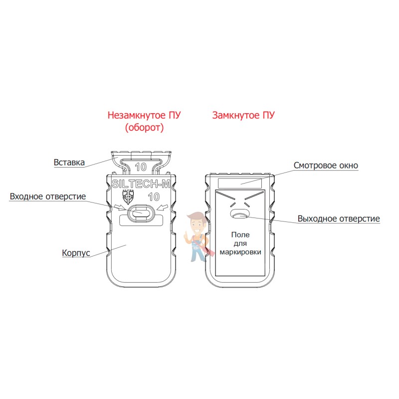 Пломба пластиковая СИЛТЭК-М - фото 5