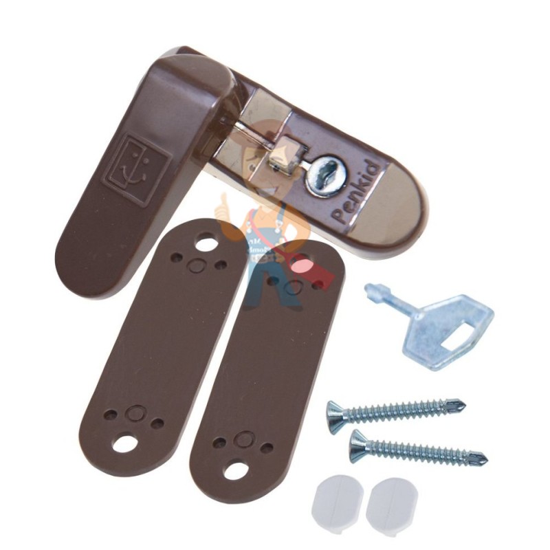 Защёлка - блокиратор Sash Lock коричневая - фото 1