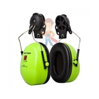 Наушники активные для стрельбы 3М PELTOR SportTac™, 2 цвета чашек: красный и чёрный - Противошумные наушники 3М™ Peltor™ Optime™ III повышенной видимости с креплением на каску