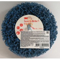 Шлифовальный круг Scotch-Brite™ XL-UW, 8A CRS, 150 мм х 6 мм х 13 мм, 13777 - Шлифовальный круг Scotch-Brite™ Clean and Strip CG-ZS, S XCS, голубой, 100 мм х 13 мм, шпиндель 6 мм, 57016