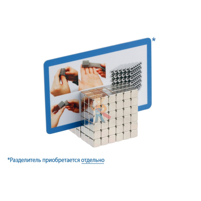 Forceberg TetraCube - куб из магнитных кубиков 6 мм, стальной, 216 элементов  - фото 4