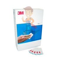 Чехол для очков 3M™ из микрофибры, цвет черный - Cалфетки очищающие для ухода за очками в диспенсере, 500 штук в индивидуальных упаковках