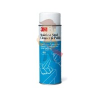 Полировальник поролоновый Perfect-it™ lll, 150 мм, черный - Чистящее средство Stainless Steel Cleaner, 600 мл